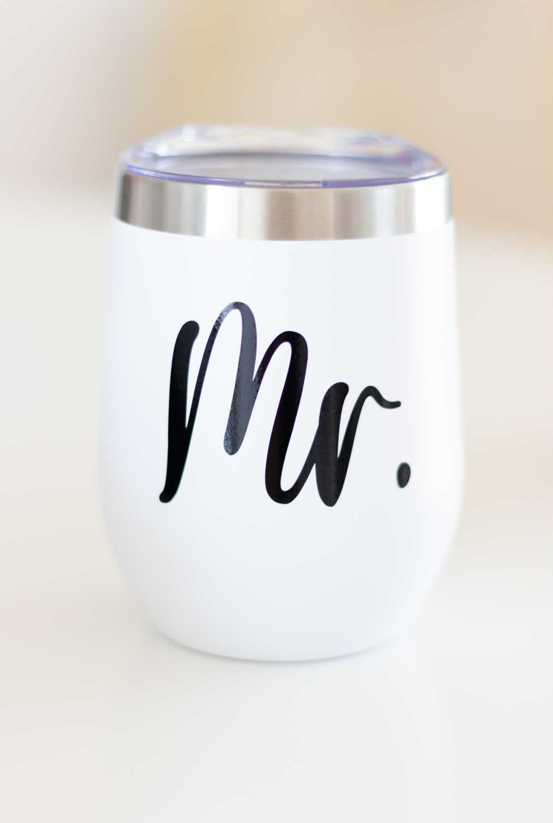 Mr. & Mrs. Drinkware – Personalized Wedding Tumblers Everything Labeled