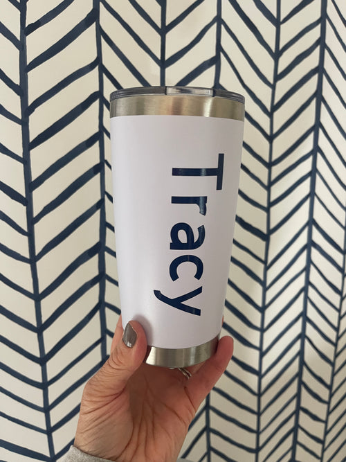 Custom Tall Stainless Steel Tumbler with Lid