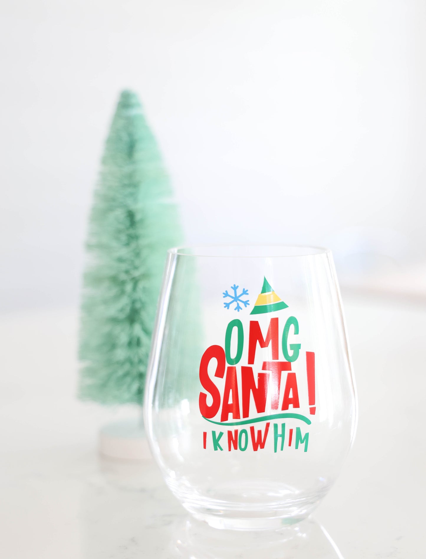 Holiday Acrylic Wine Glasses | Gifts for Movie Lovers