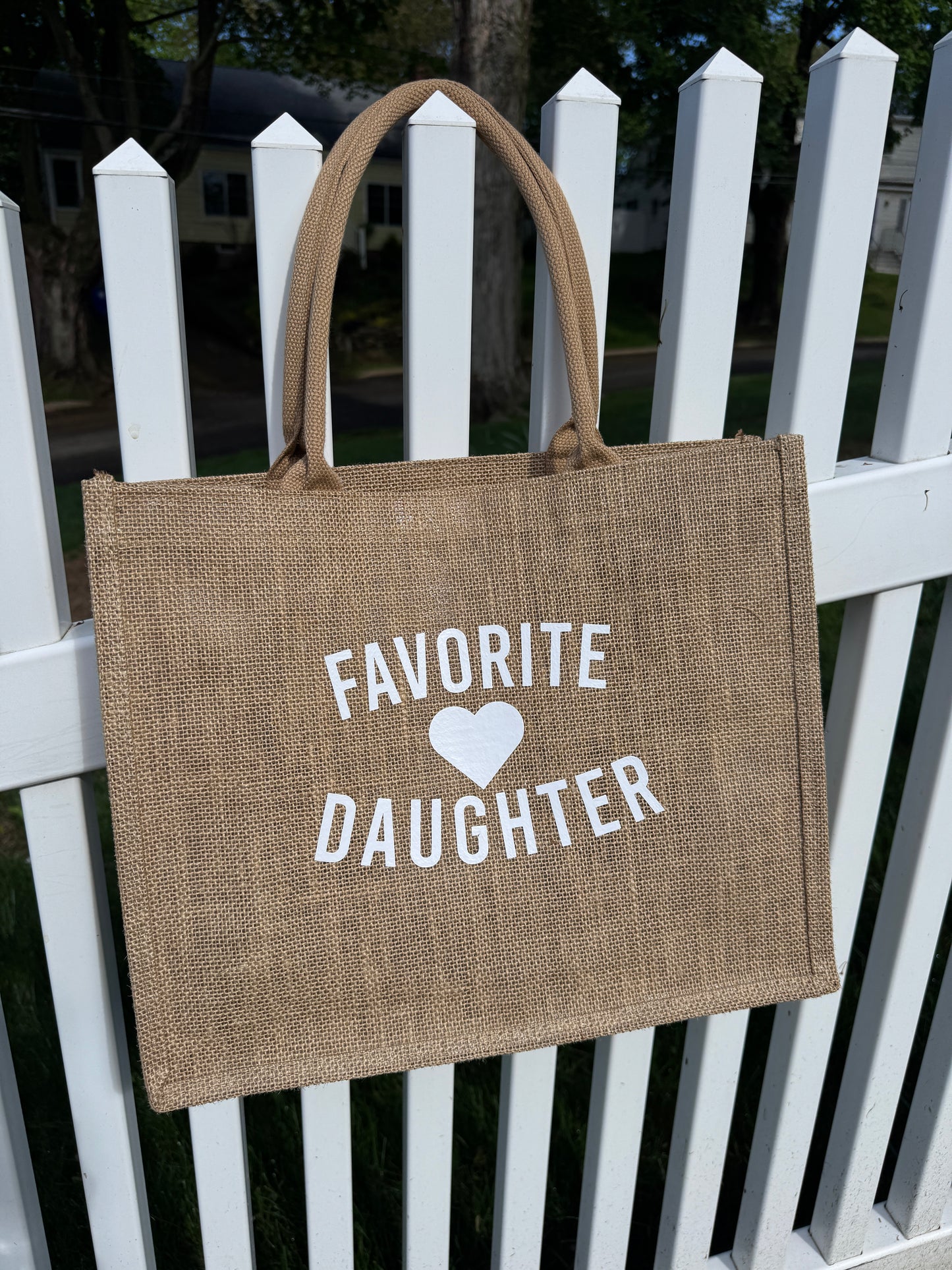 Favorite Daughter Jute Bag