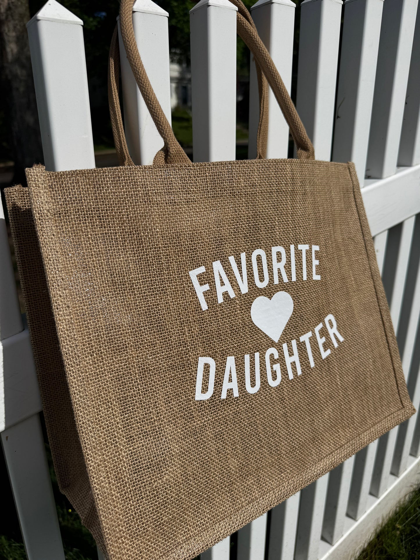 Favorite Daughter Jute Bag