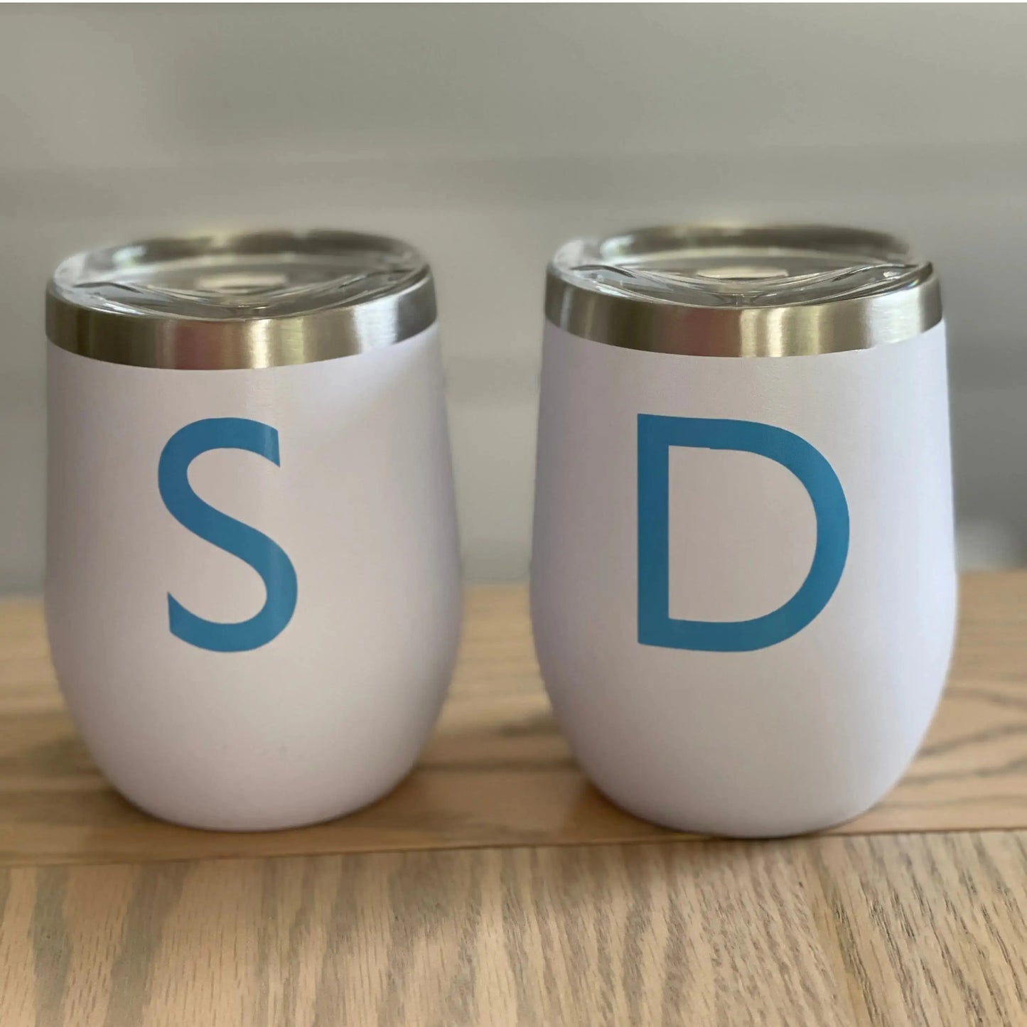 Custom Stainless Steel Tumbler with Lid Everything Labeled