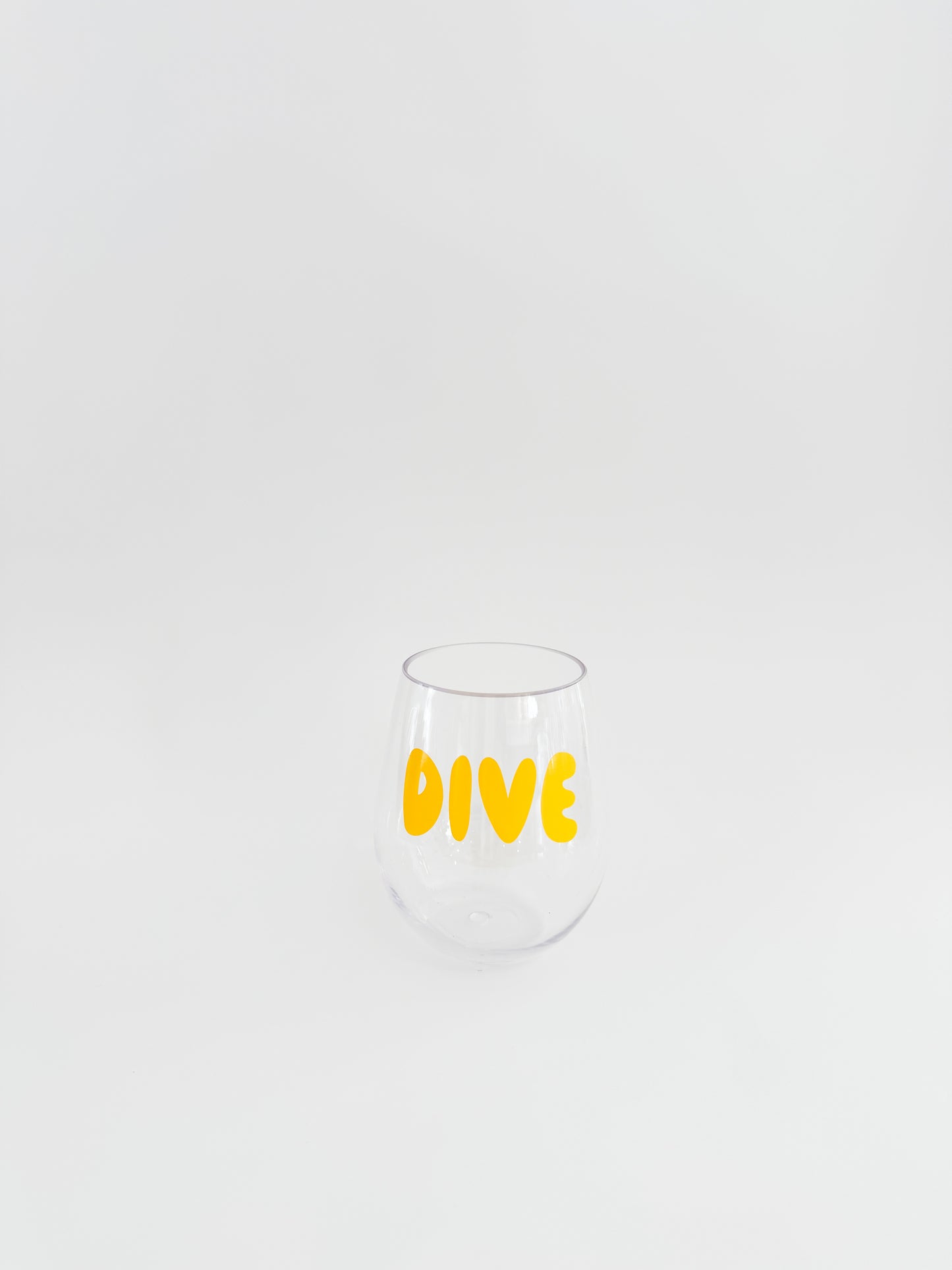 Pool Acrylic Wine Glasses