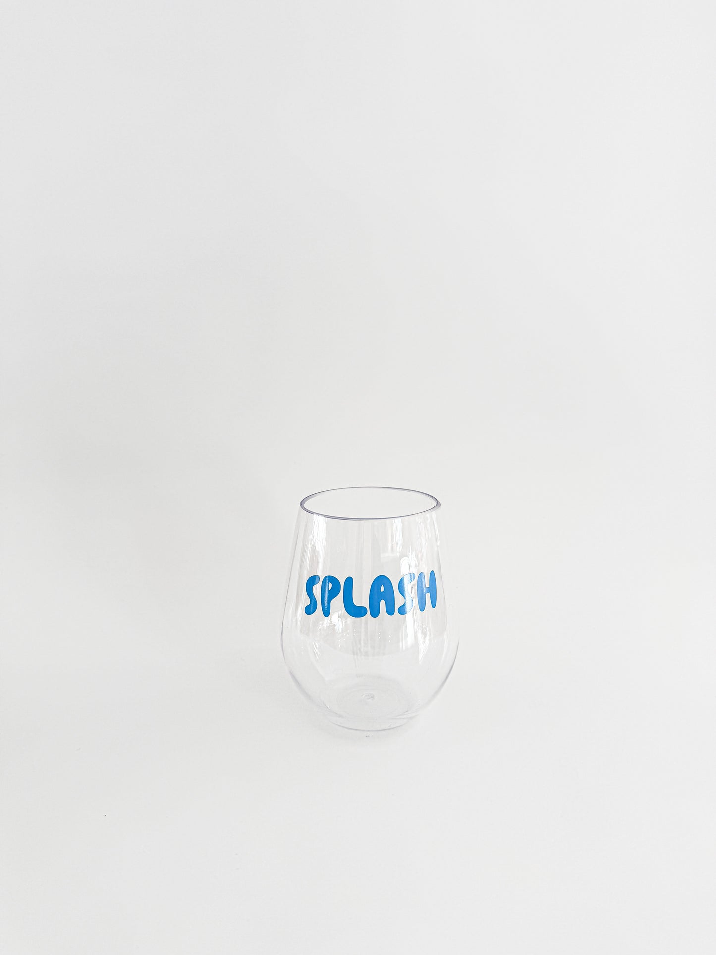 Pool Acrylic Wine Glasses