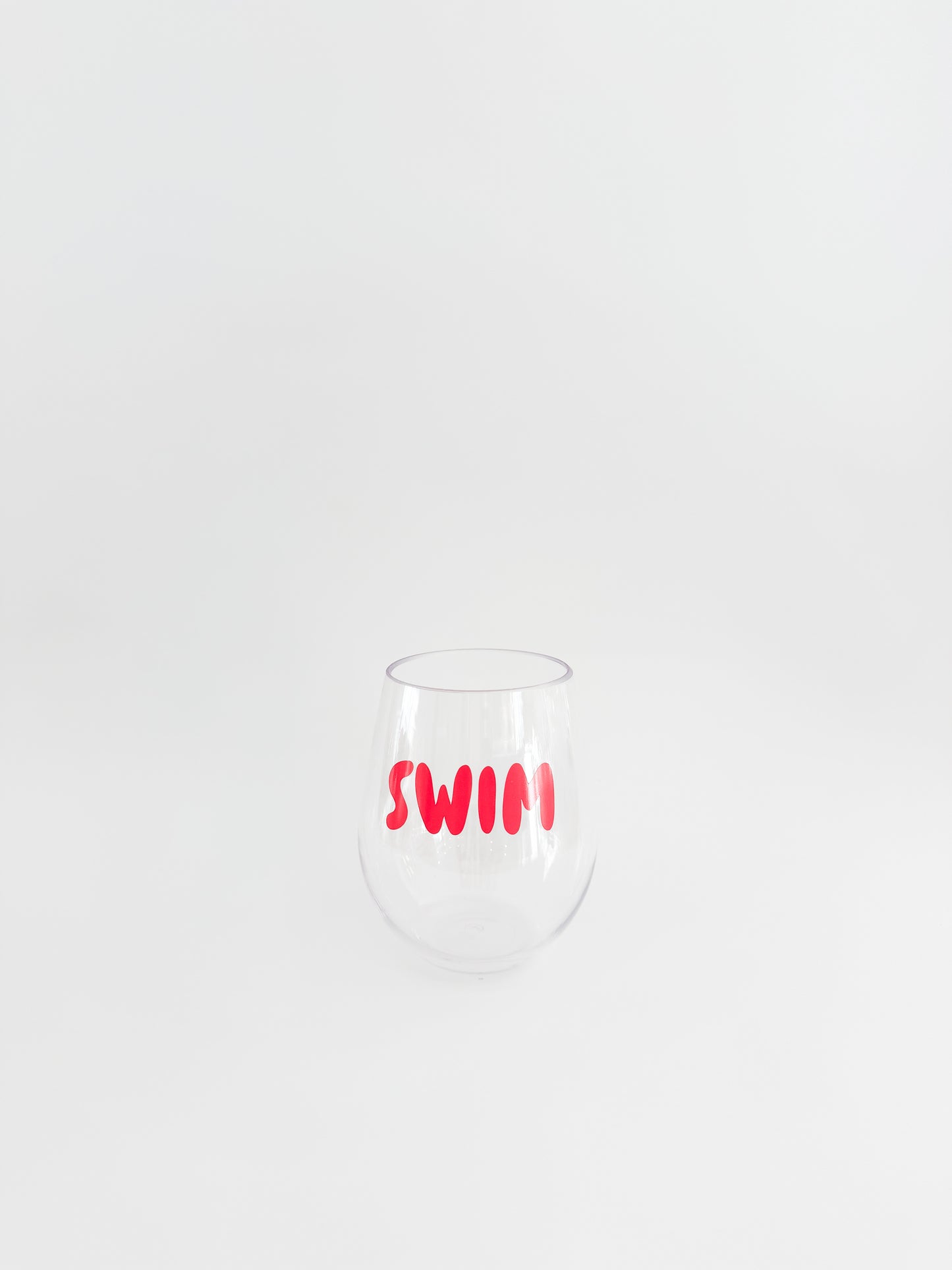 Pool Acrylic Wine Glasses