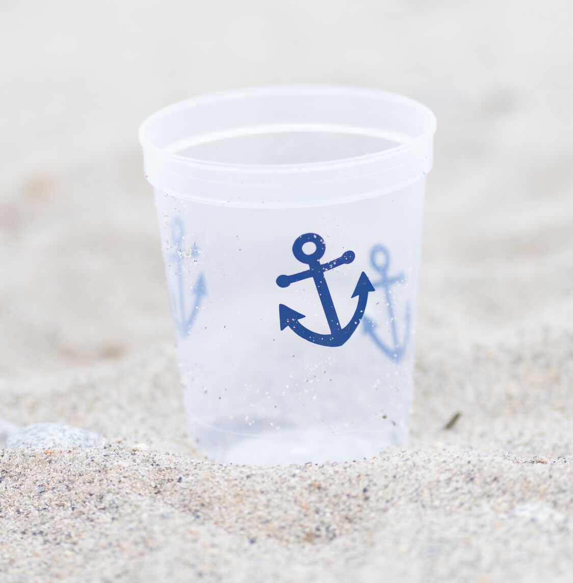 Custom Nautical Anchor Styrofoam Cups