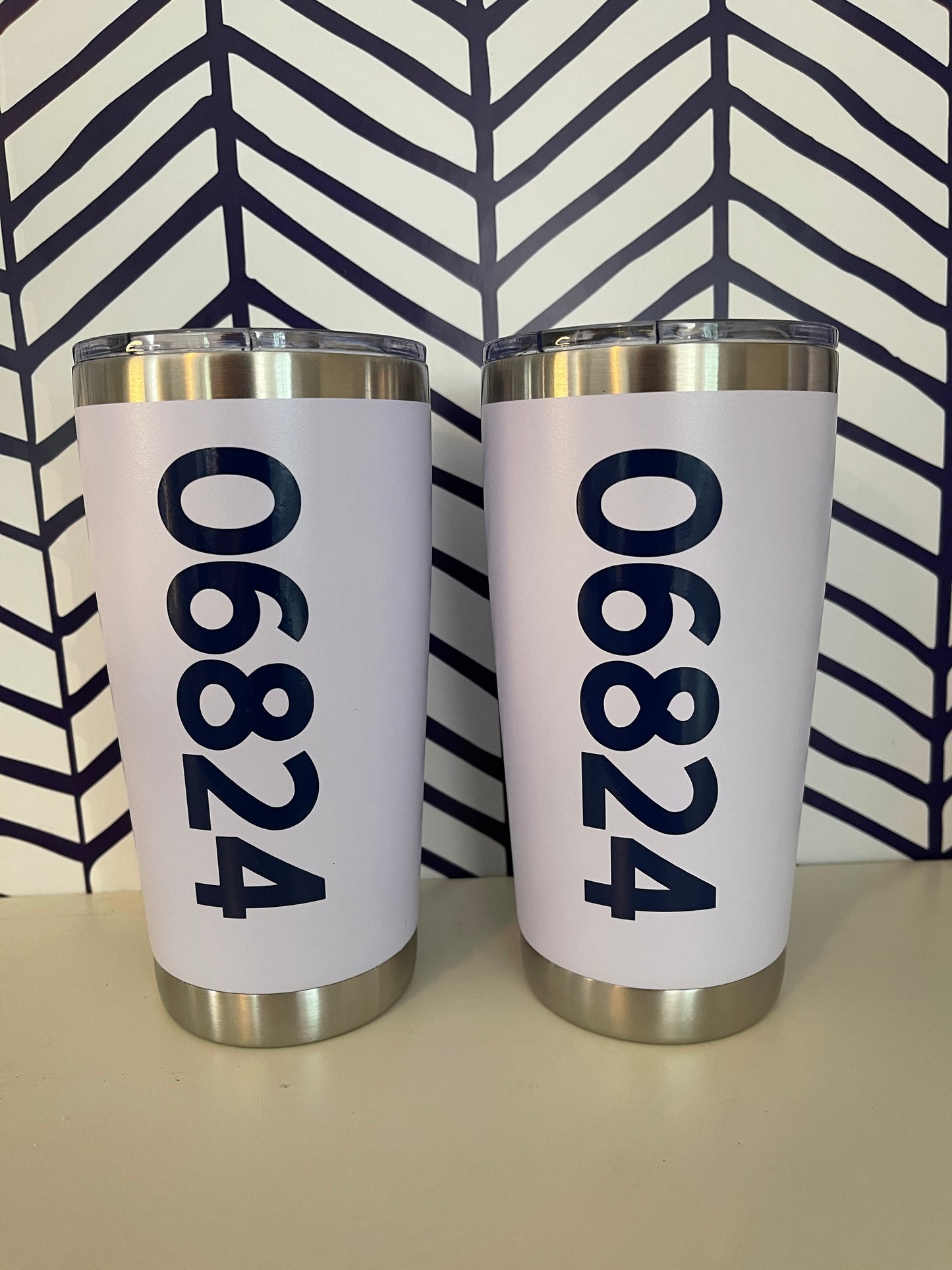 Custom Tall Stainless Steel Tumbler with Lid