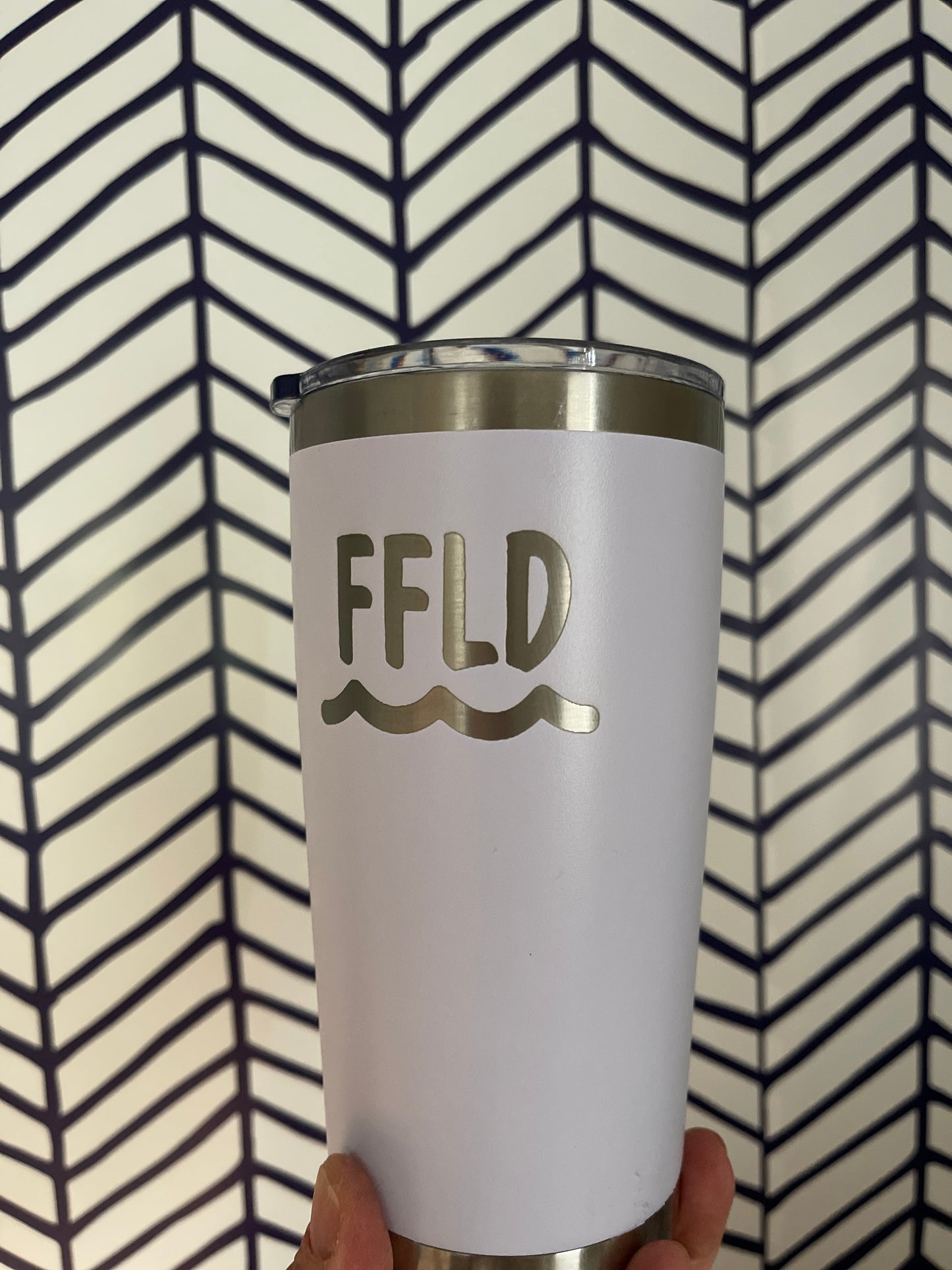 Custom Tall Lasered Engraved Stainless Steel Tumblers