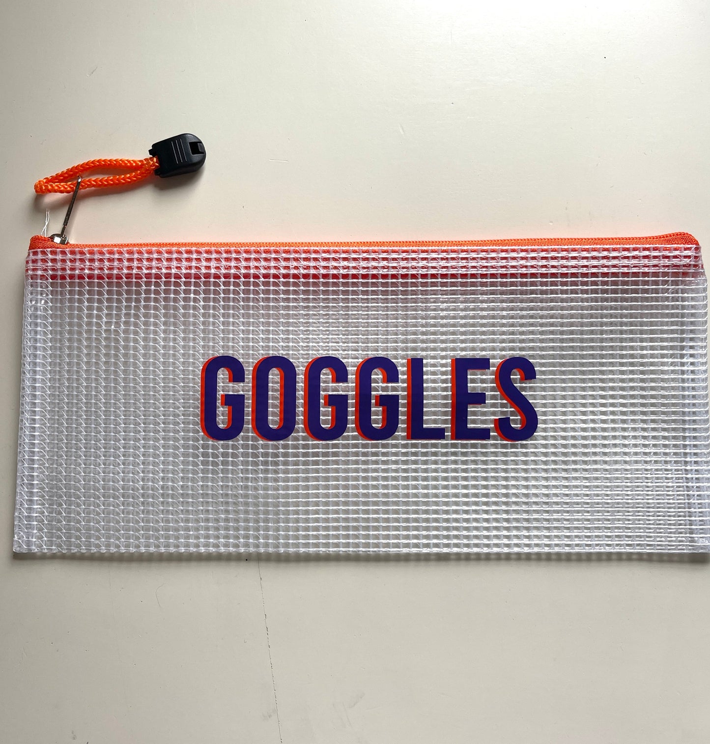 Custom Shadow Monogram Zipper Pouches Everything Labeled