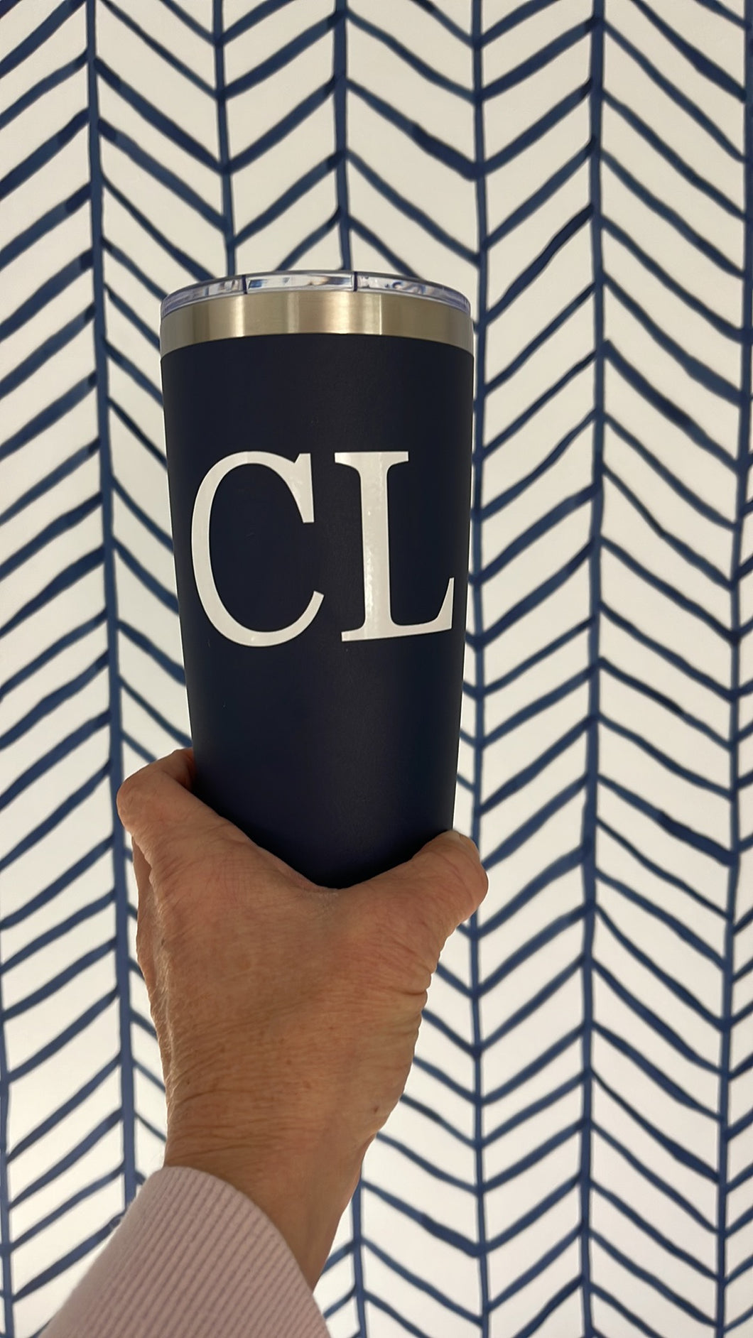 Custom Tall Stainless Steel Tumbler with Lid