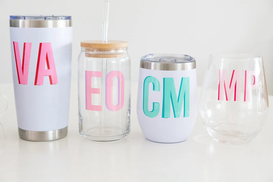 Monogramed Tumblers