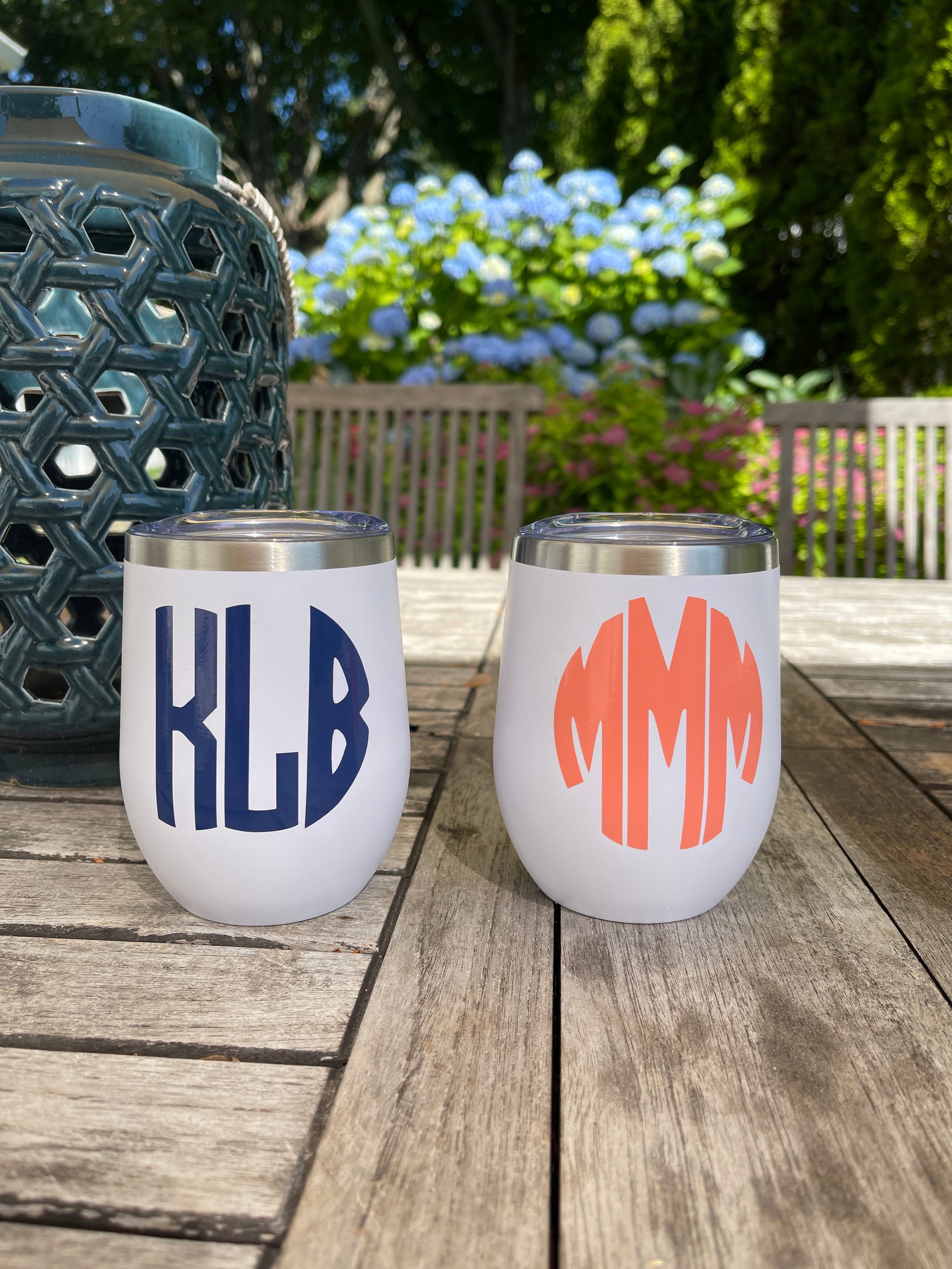 Custom Stainless Steel Tumbler with Lid | Personalized 12 oz Stemless Tumbler Everything Labeled