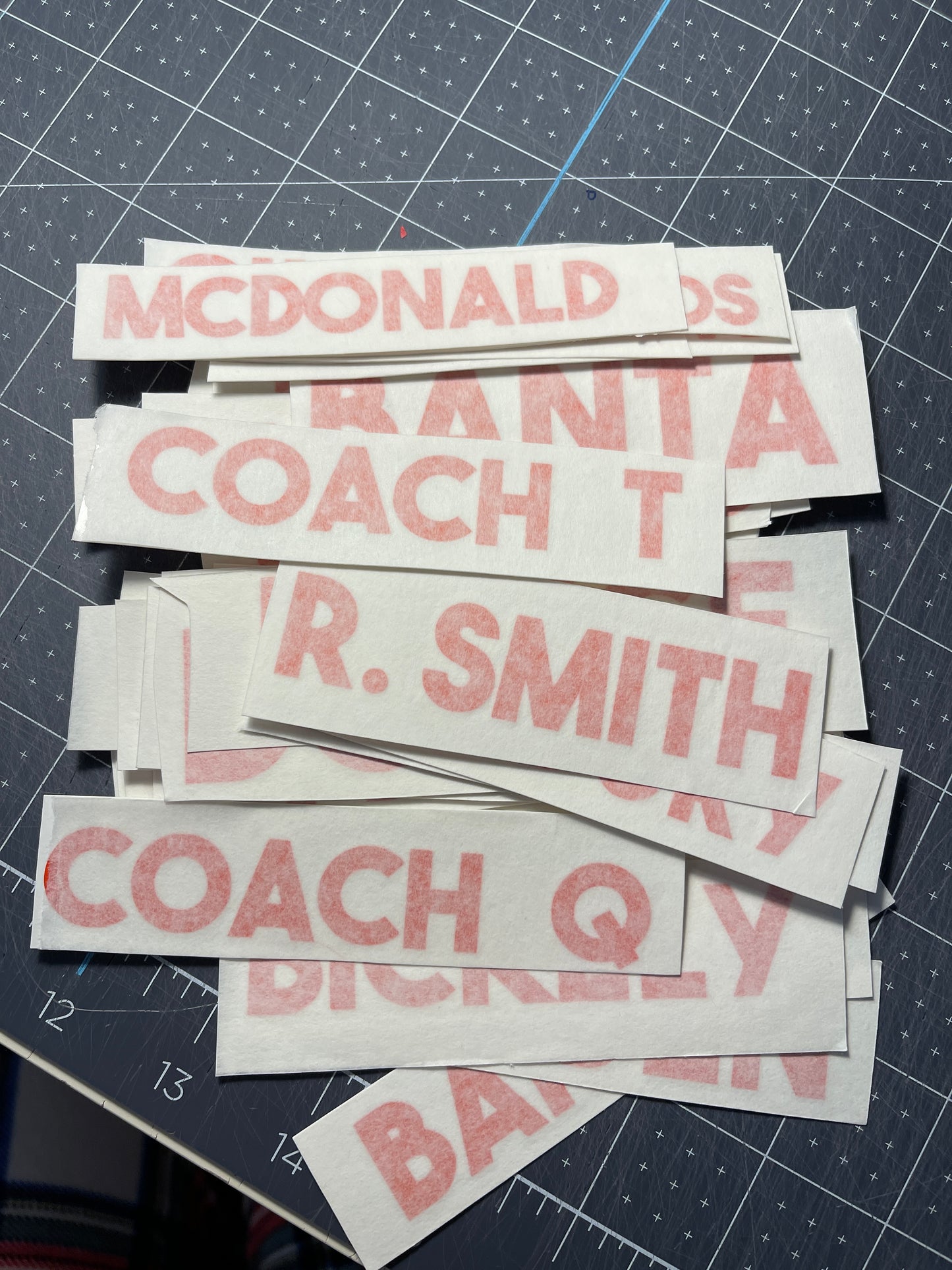 Custom Name Labels