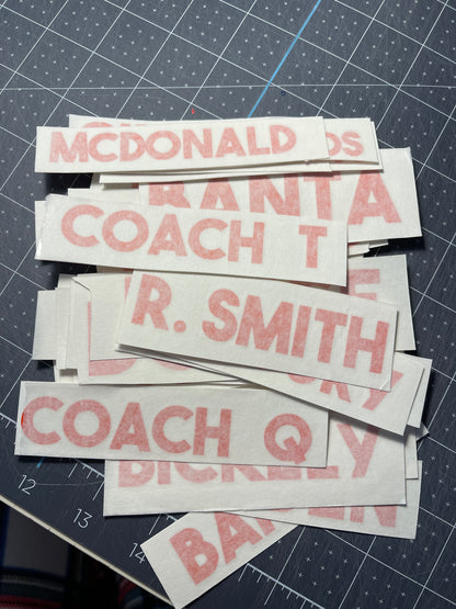 Custom Name Labels