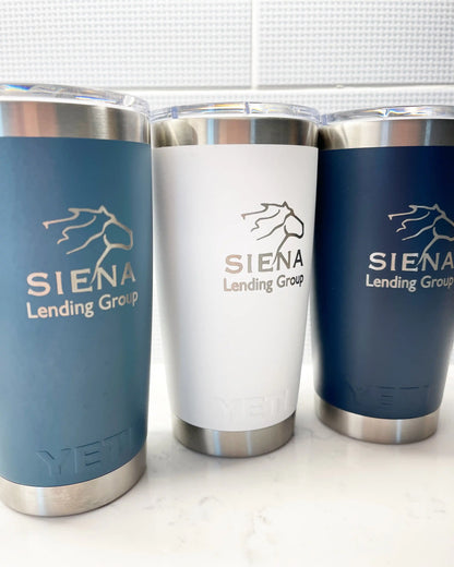 Custom Company Logo Drinkware Everything Labeled