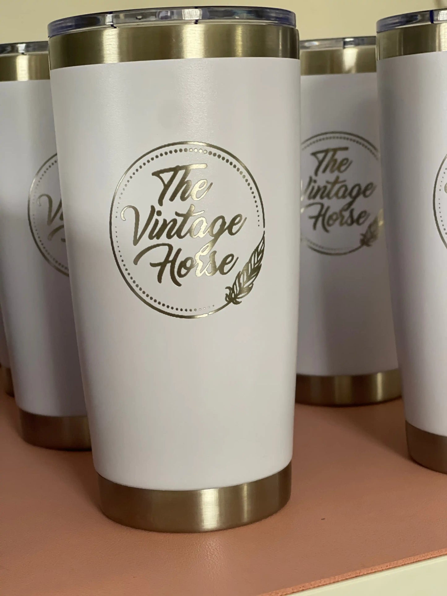 Custom Company Logo Drinkware Everything Labeled