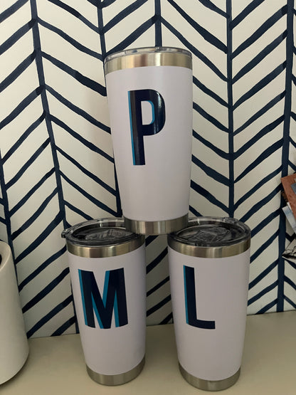 Custom Tall Stainless Steel Tumbler with Lid