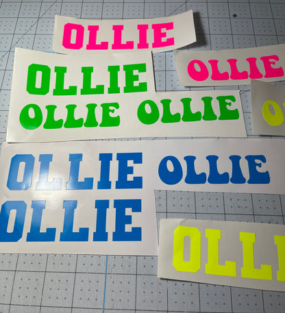 Custom Name Labels