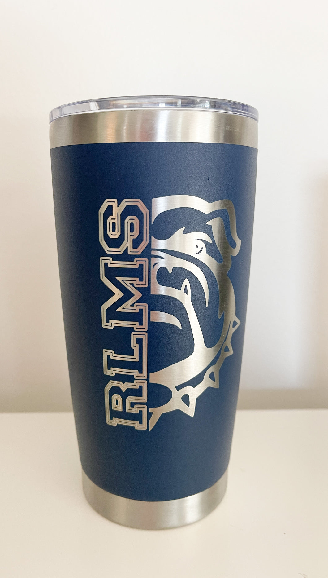 Roger Ludlowe Middle School (RLMS) Personalized Lasered Engraved Stainless Steel Tumblers