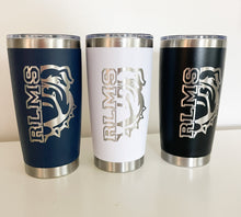 Load image into Gallery viewer, Roger Ludlowe Middle School (RLMS) Personalized Lasered Engraved Stainless Steel Tumblers

