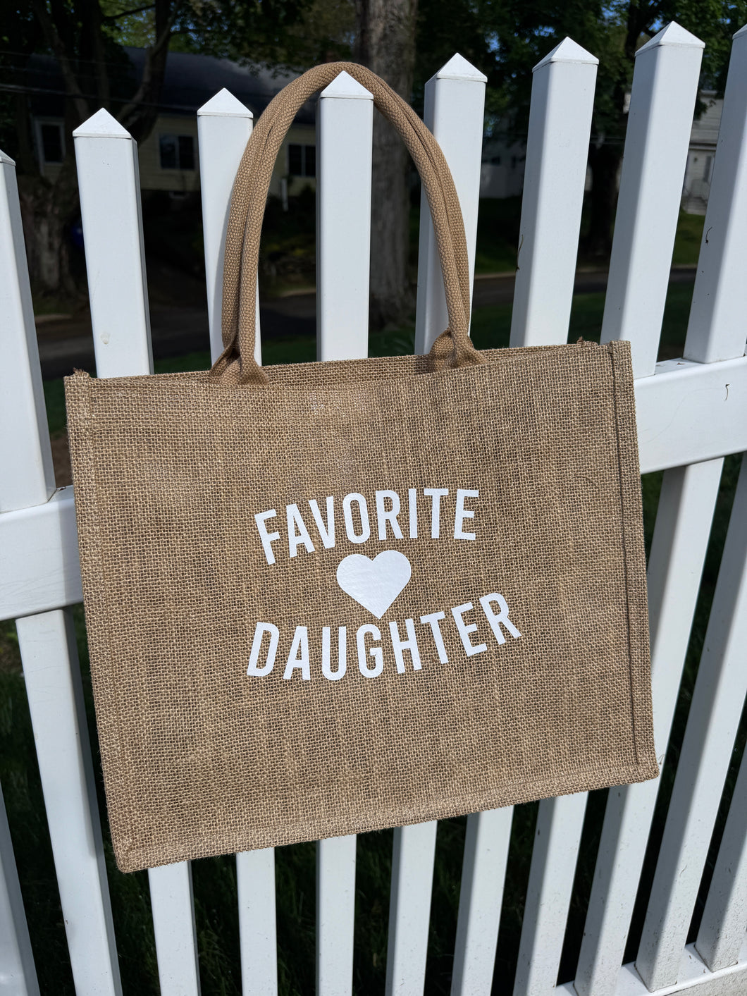 Favorite Daughter Jute Bag