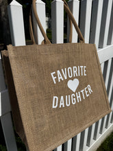 Load image into Gallery viewer, Favorite Daughter Jute Bag
