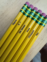 Load image into Gallery viewer, Engraved Ticonderoga Pencils | Middle School Sayings | 6 or 12 Pack of Pencils | Neon Pencils
