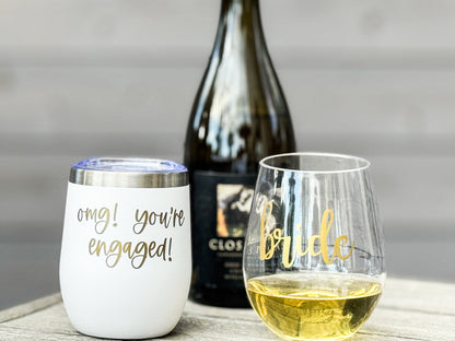 Engagement Tumbler Everything Labeled