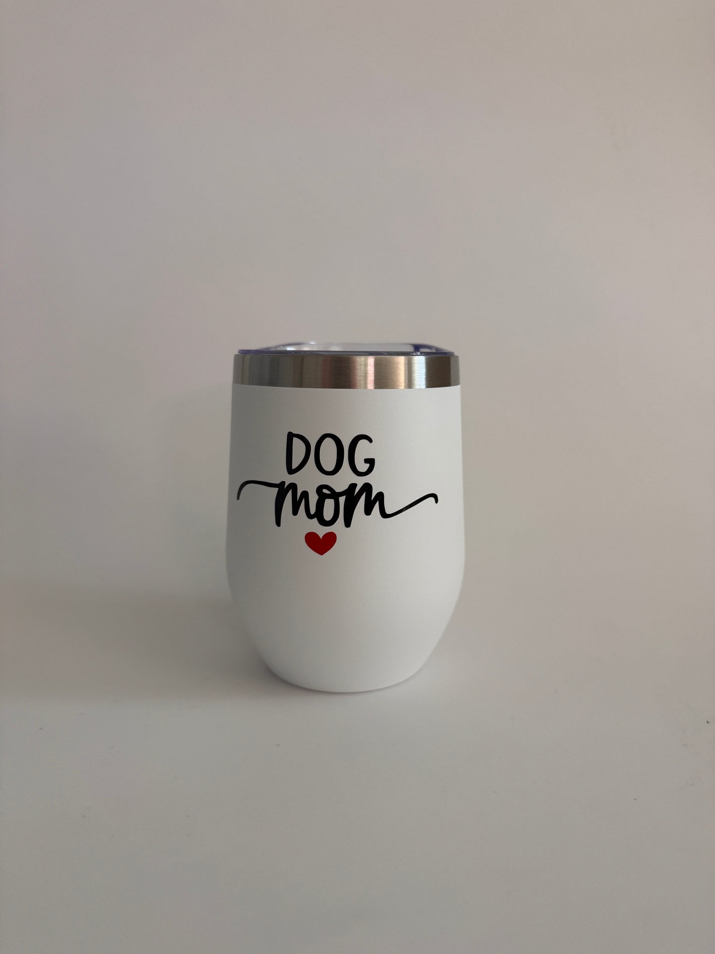 Dog Mom Stainless Steel Tumbler | 12 oz Insulated Dog Lover Gift