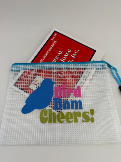 Bird Bam Cheers Mahjong Card Pouch Everything Labeled