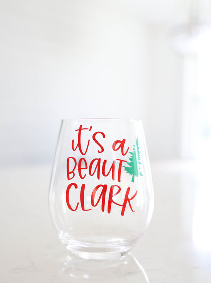 Holiday Acrylic Wine Glasses | Gifts for Movie Lovers