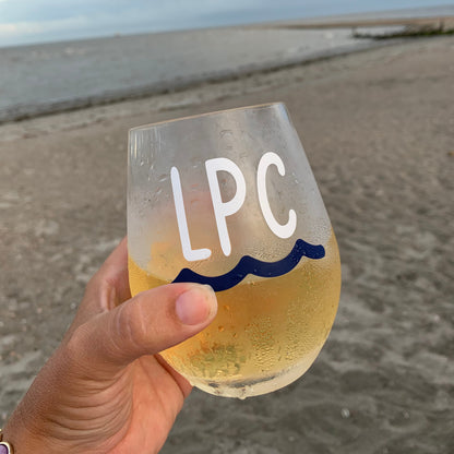 Custom Acrylic Wine Glasses