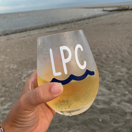 Custom Acrylic Wine Glasses