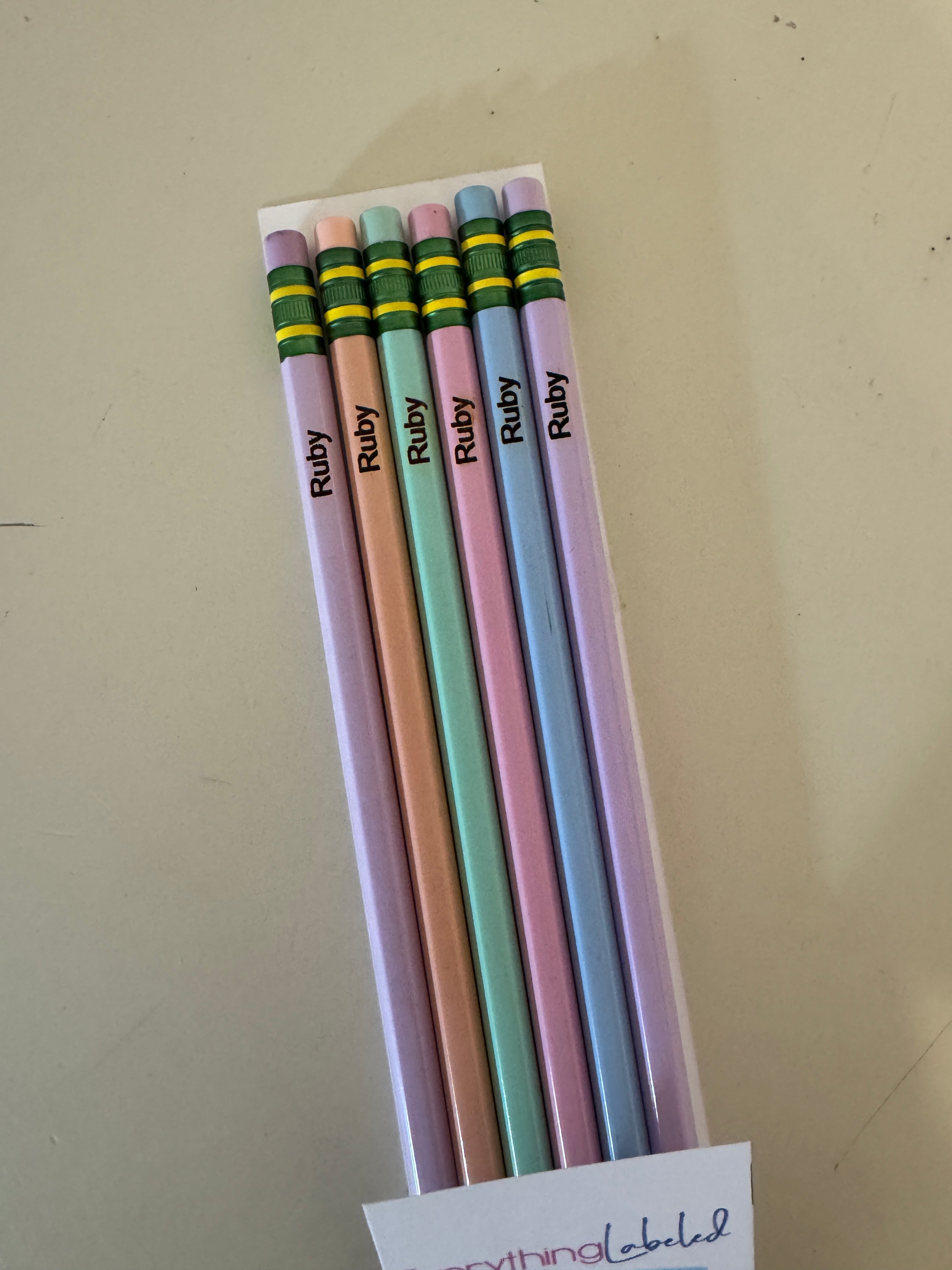 Custom Engraved Ticonderoga Pencils | Pastel Pencils