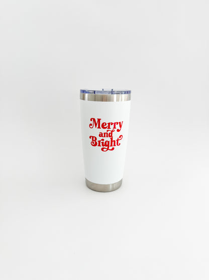 Merry Mama Stainless Steel Tumbler – Fun Holiday Drinkware