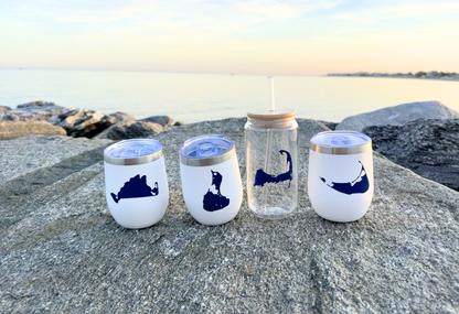 Island Collection Drinkware – Nantucket, Cape Cod, Martha’s Vineyard & Block Island Everything Labeled