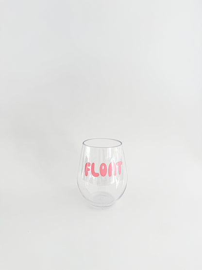 Pool Acrylic Wine Glasses