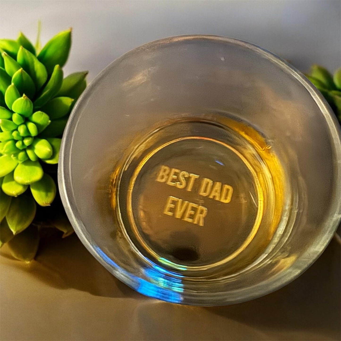 Engraved Father's Day Whiskey Glass