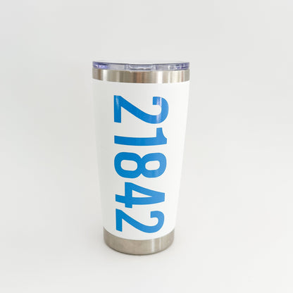 Custom Zip Code Drinkware | Personalized Hometown Tumblers, Glasses & Wine Cups Everything Labeled