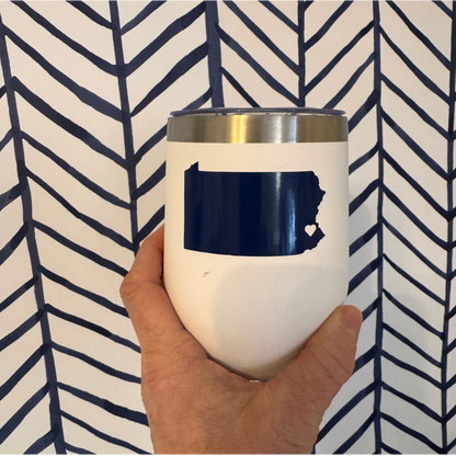 Custom State Shape Drinkware – Personalized Tumblers, Wine Glasses & Barware Everything Labeled