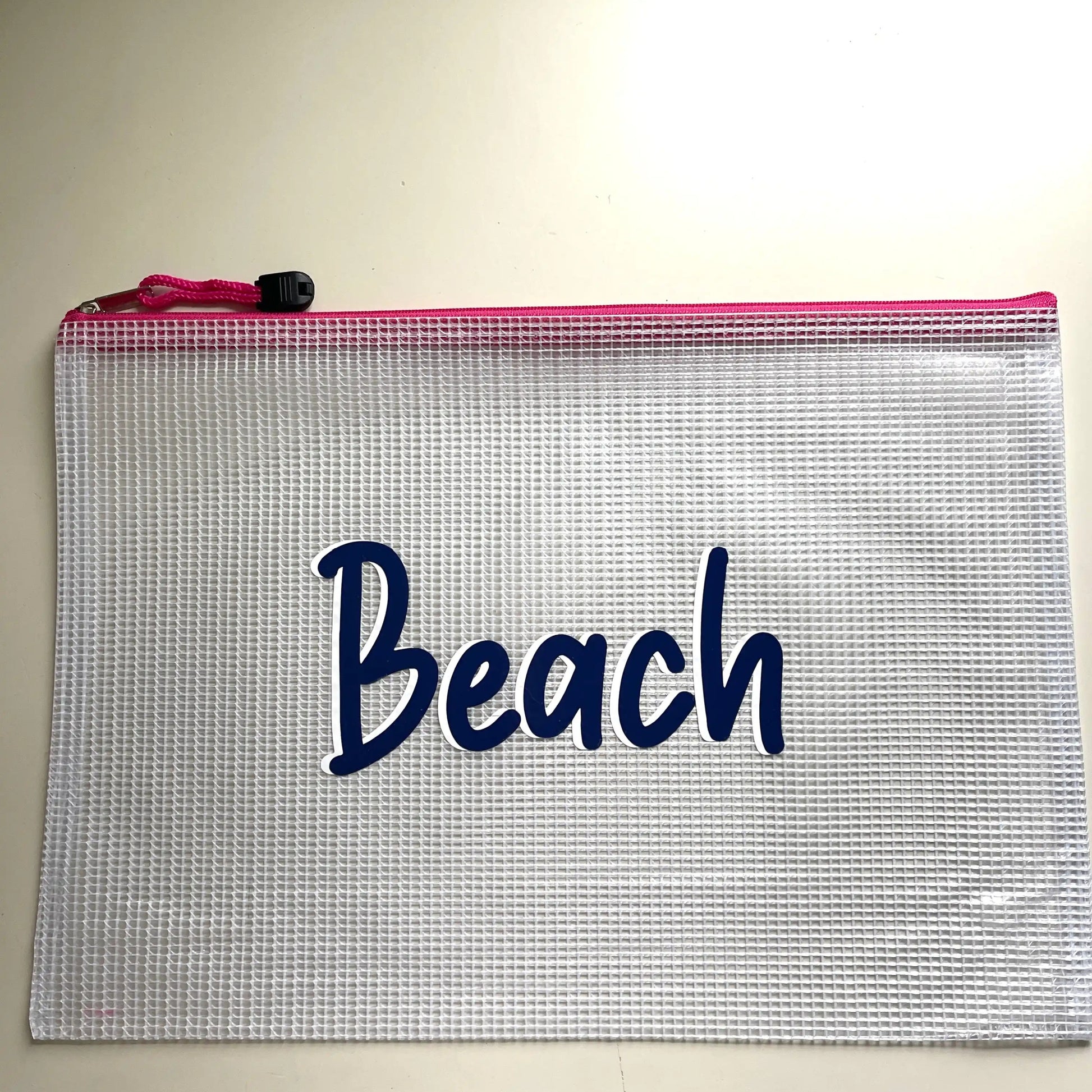 Custom Shadow Monogram Zipper Pouches Everything Labeled