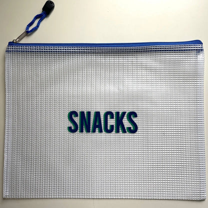 Custom Shadow Monogram Zipper Pouches Everything Labeled