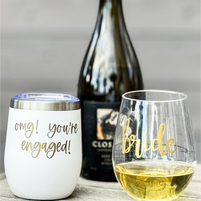 Engagement Tumbler Everything Labeled