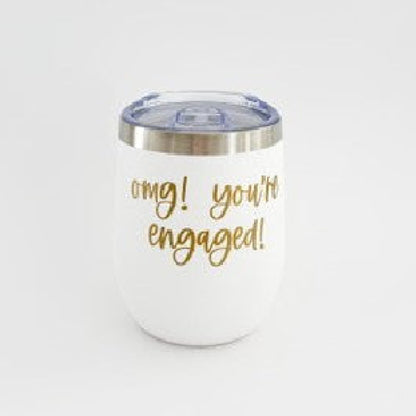 Engagement Tumbler Everything Labeled