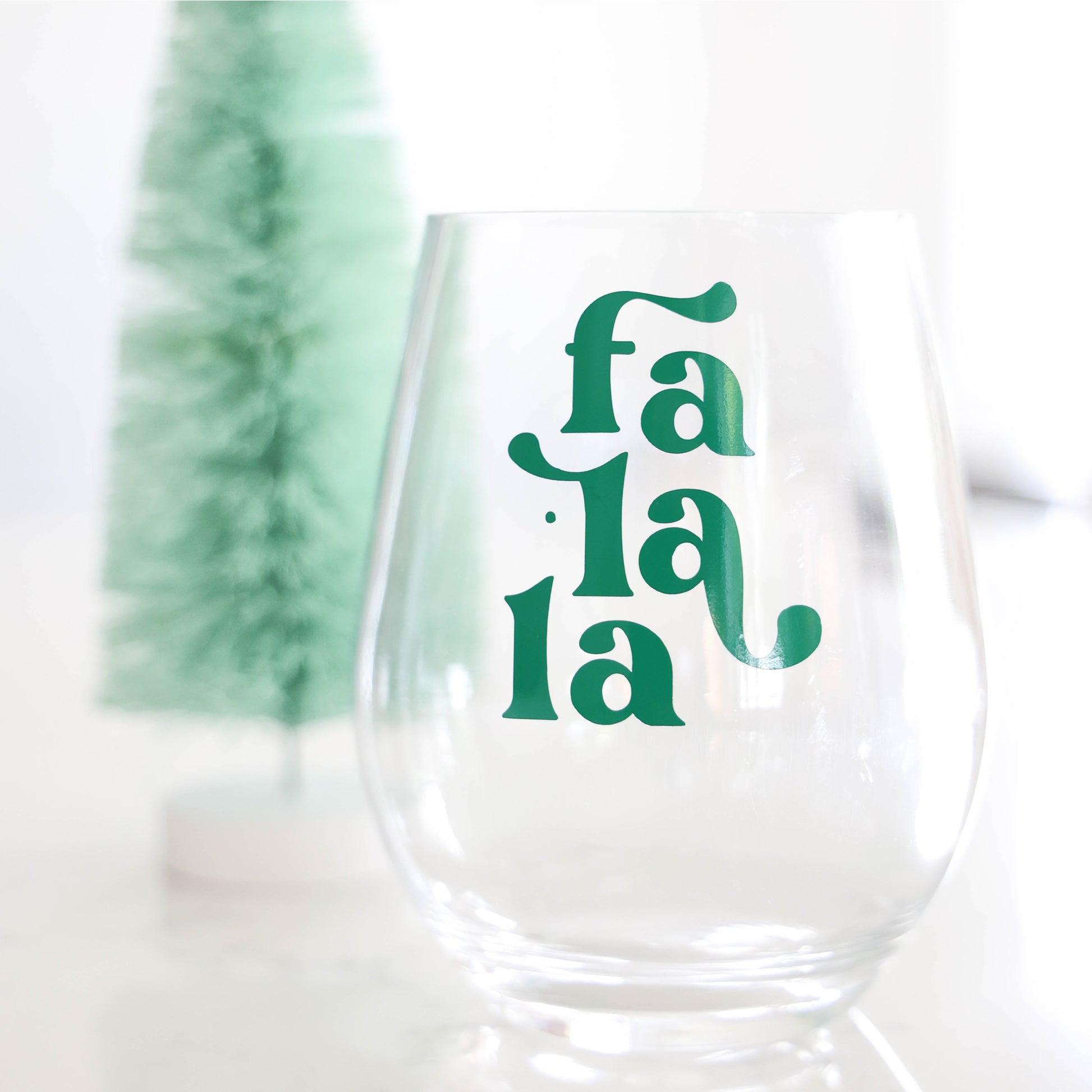 Holiday Acrylic Wine Glasses | Perfect Christmas Hostess Gift Everything Labeled