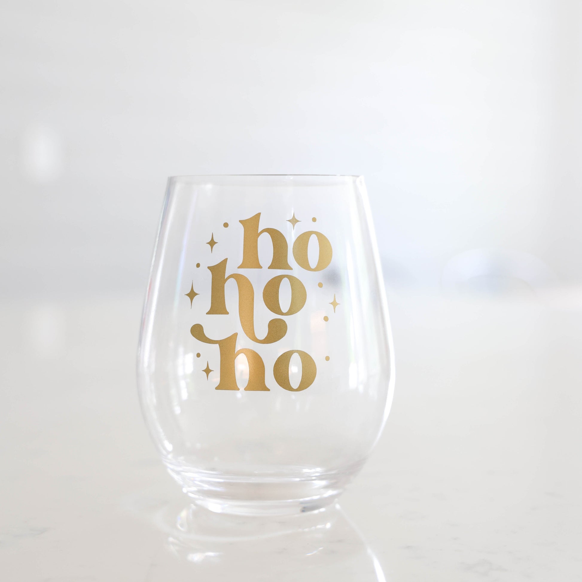 Holiday Acrylic Wine Glasses | Perfect Christmas Hostess Gift Everything Labeled