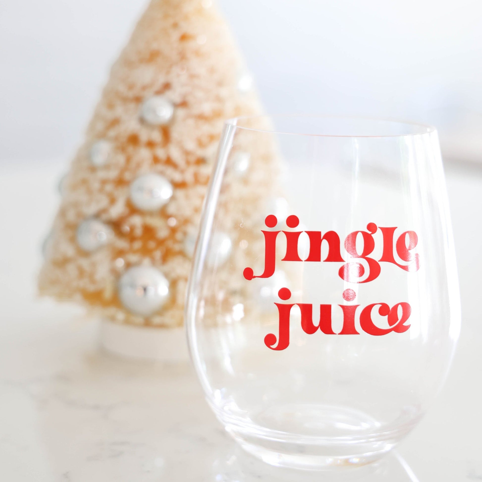 Holiday Acrylic Wine Glasses | Perfect Christmas Hostess Gift Everything Labeled