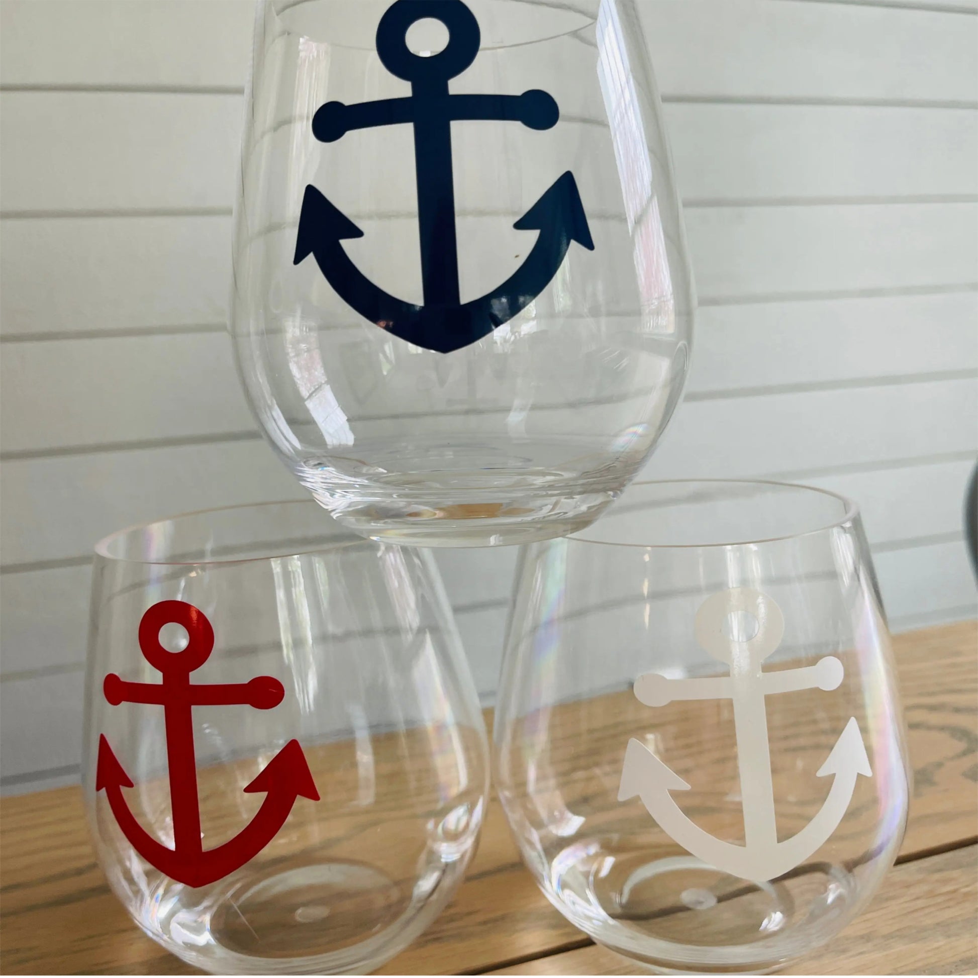 Nautical Drinkware Collection – Lobster, Anchor, Whale, Crab & Wave Designs Everything Labeled