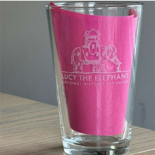 Custom Laser Engraved Pint Glass – 16 oz Personalized Beer Glass with Name or Logo Everything Labeled