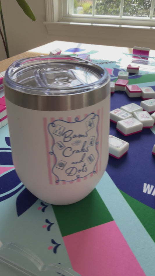 Mahjong Short Tumbler |Bam Craks Dots